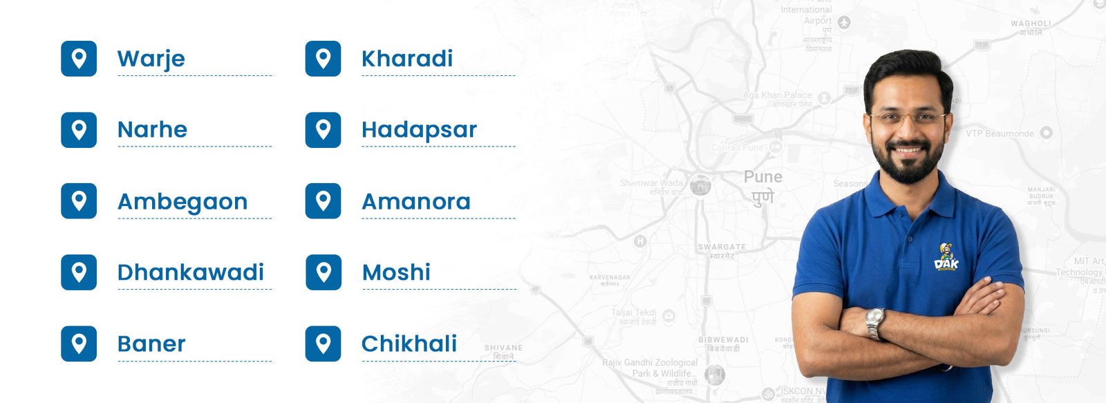 DAK Locations in Pune